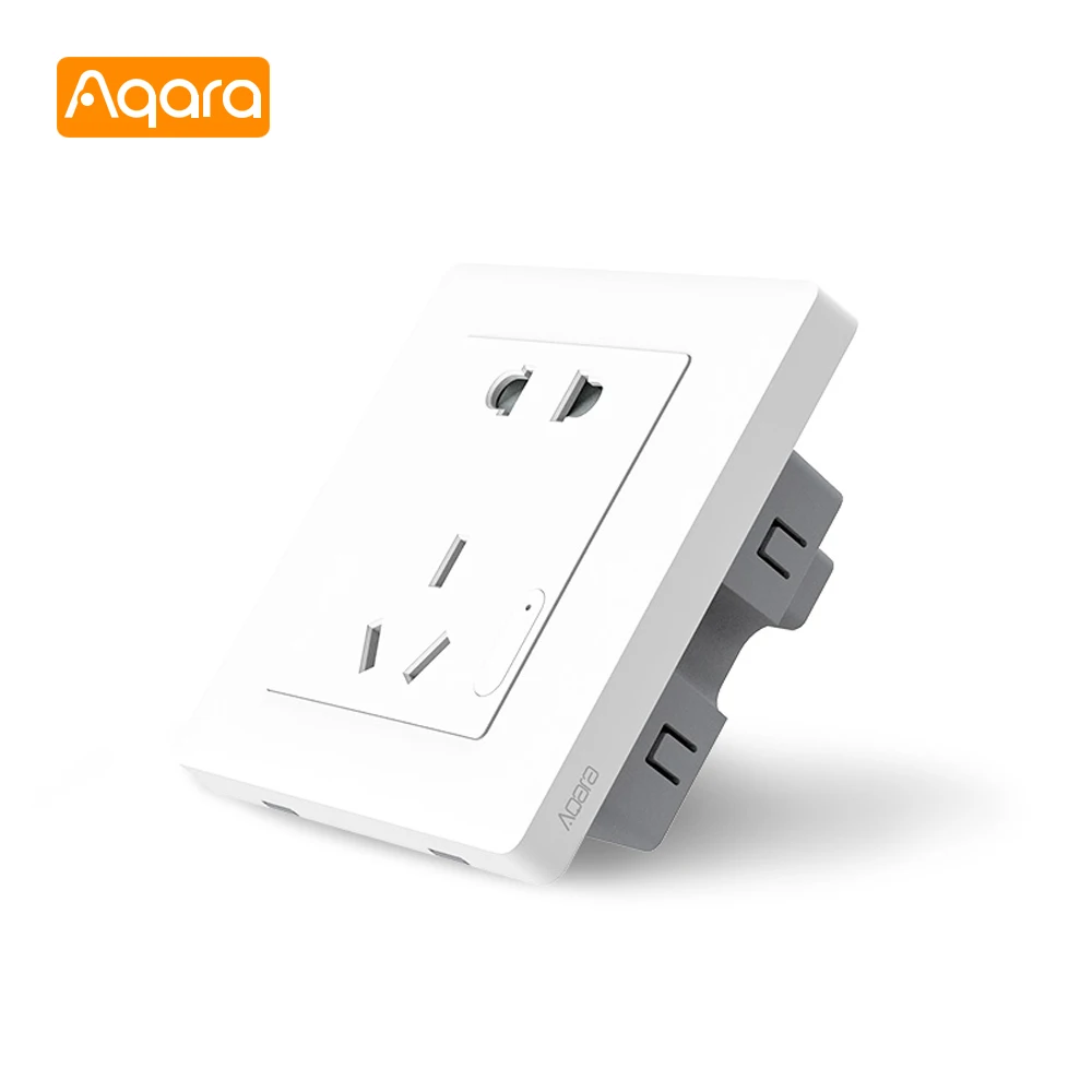 Умная розетка Aqara zigbee настенный выключатель с дистанционным управлением