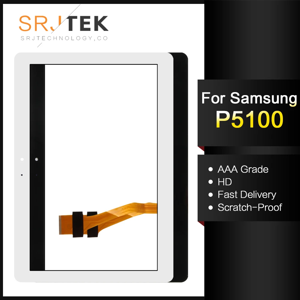 SRJTEK 10 1 &quotдля Samsung Galaxy Tab2 Tab 2 P5100 P5110 P5113 N8000 сенсорный экран дигитайзер стеклянная
