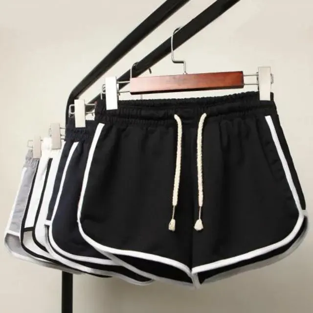 

Seven-color Casual Shorts Women's Large Size Loose Fitness Hot Wide Leg Short Pant Quick-drying Fashion Summer Casual Short