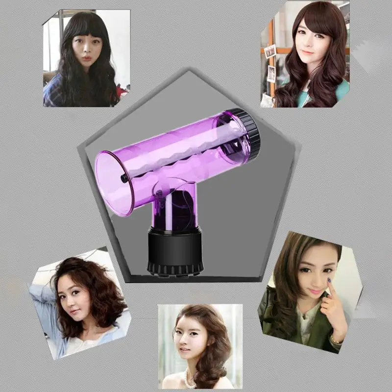 

Blowing Curly Hair Magic Wind Hood Rotating Roller Hair Dryer Wind Hood Portable Home Travel Styling Tool
