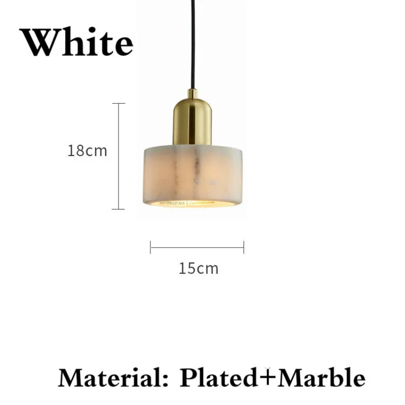

Led Marble Copper Pendant Lights Nordic Bedroom Decorate Pendant Lamps Modern Simple Bar Lighting Lamps Kitchen hanging lights
