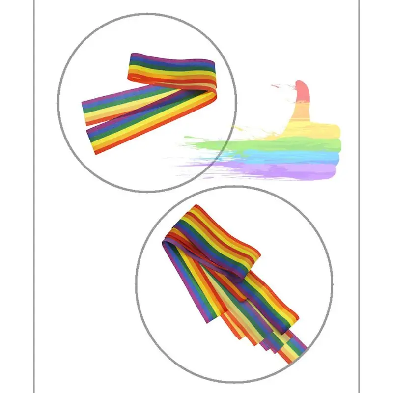 Головной платок в радужную полоску для мужчин и женщин |