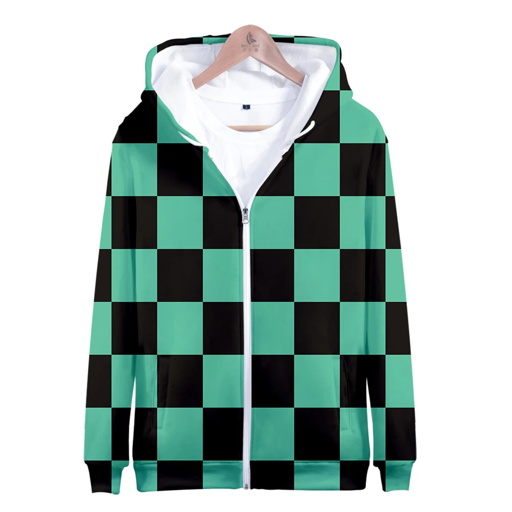 

Demon Slayer Cosplay 3D Printed Zipper Hoodies Women/Men Casual Hooded Sweatshirt Hot Sale 2019 Trendy Streetwear Clothes