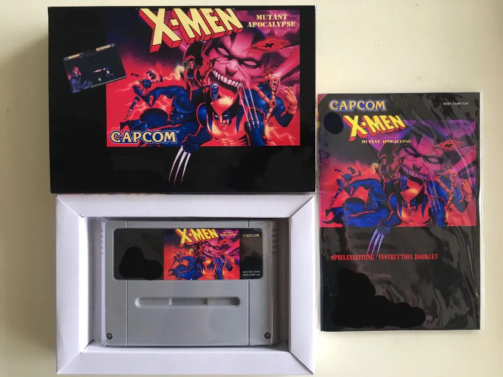 16Bit игры ** X MEN MUTANT APOCALYPSE ( PAL EUR версия! Коробка + инструкция картридж!)|Игры для
