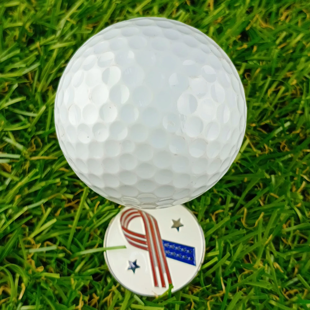 PINMEI Embossied Golf Ball Marks наборы из 5 маркеров для гольфа Подарки для гольфа для леди / детей, подходящие для любых магнитных зажимов для шляп для гольфа