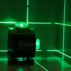 Супермощный лазерный уровень с кронштейном и аккумулятором, 16 линий, 4D, самонивелирующийся на 360 градусов, горизонтальный и вертикальный крест