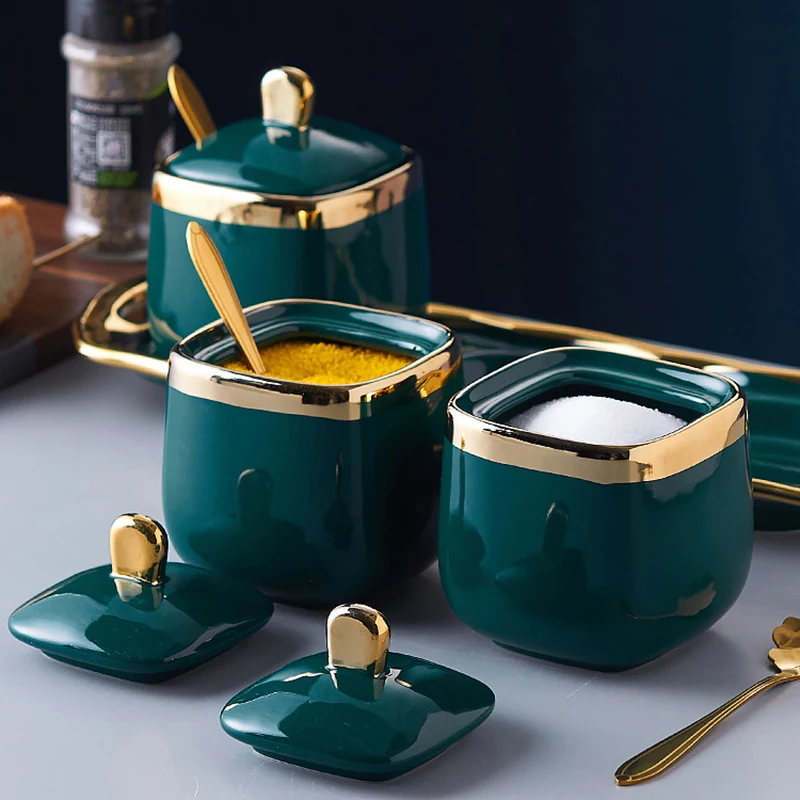 

Seasoning Bottle Spice Jars Ingredients and spices Pepper can storage can Storage Box Food Storage Box kitchen storage box food