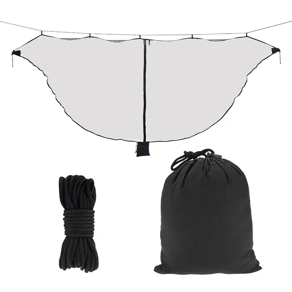 

Outdoor Easy Setup Travel portable Hammock Mosquito Net Fabric Nylon Camping Double Person Foldable Separating Mosquito Bed Net