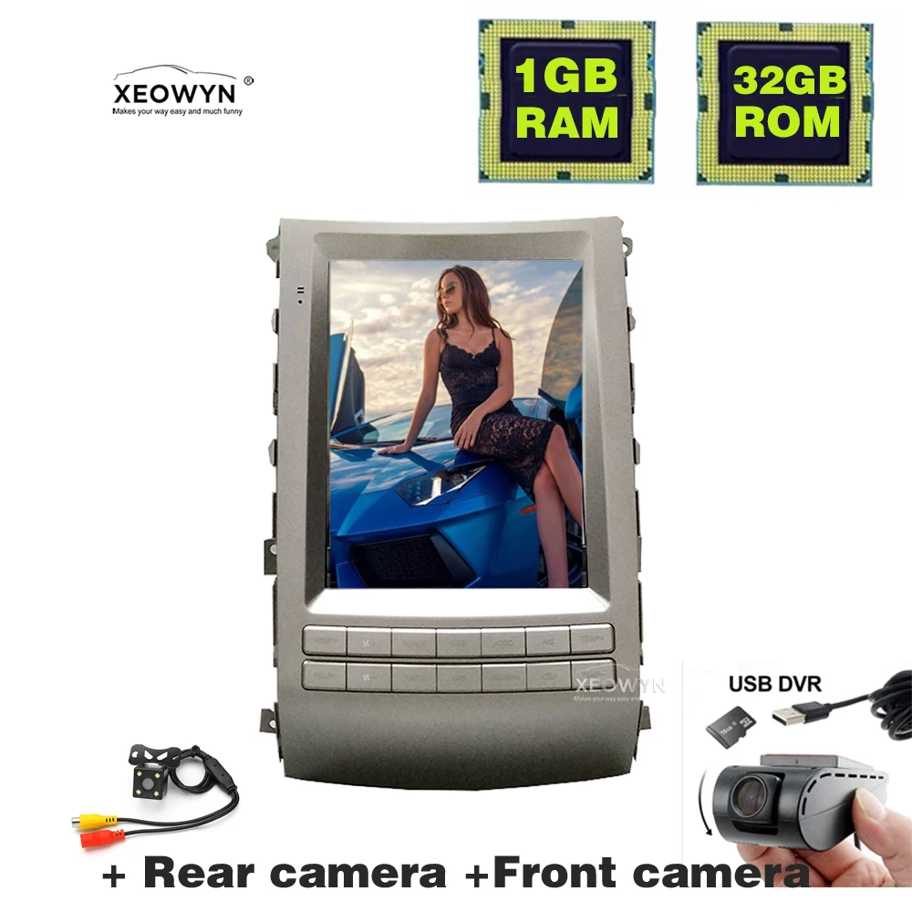 32G rear camera dvr Вертикальный автомобильный сенсорный экран в стиле Tesla Стиль Android 6,0 10,1 дюймовый автомобильный Радио для Fit Hyundai Veracrus Ix55 навигация Gps wi-fi-мультимедиа интерн - Цвет: 32G rear camera dvr