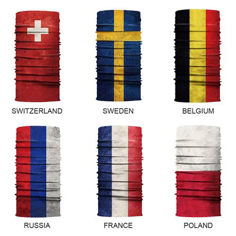 

motorcycle face mask halloween face shield Football Cup National flag 3D Ski Cycling Snowboard Scarf Neck Face Mask biker