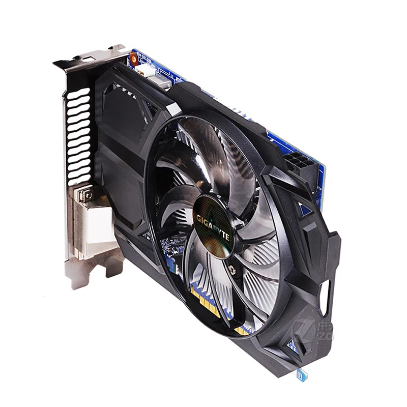 Видеокарта GIGABYTE с 2 ГБ GDDR5 128 битная видеокарта NVIDIA GeForce gtx 750 ti GPU для ПК Hdmi Dvi б/у VGA