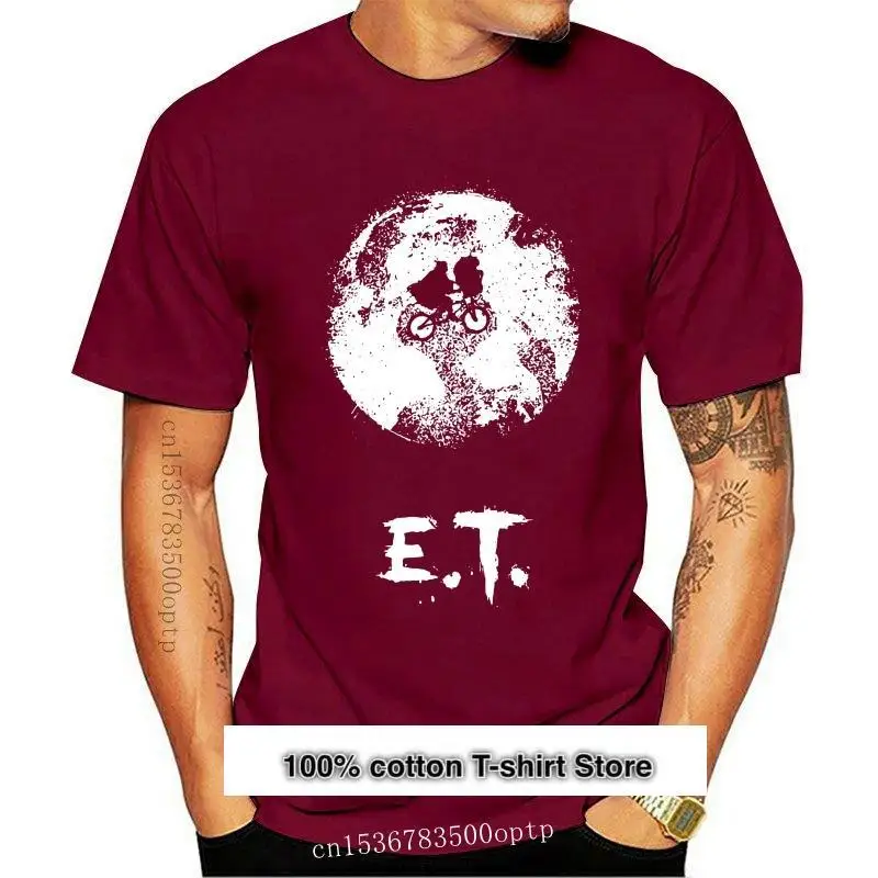 

Nueva E T Camiseta de Design Retro desgastado de ET Alien, camisa de motorista de los 80, elott, BMX