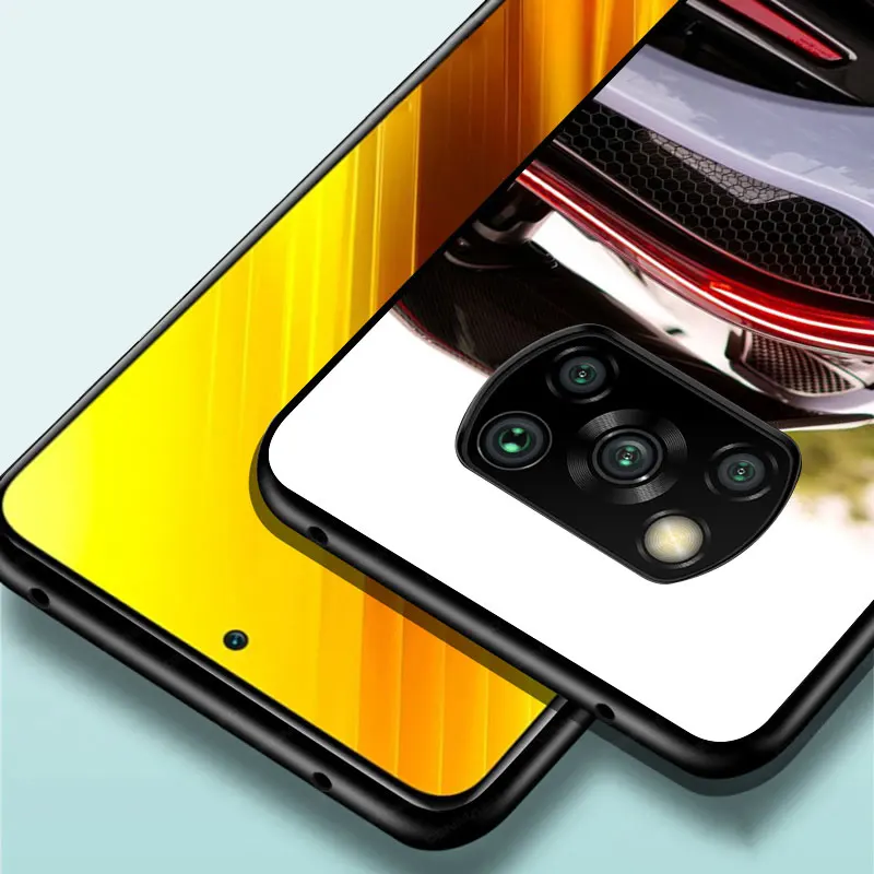 

Sports car texture for xiaomi 5 5X 6 6X A1 A2 Poco F1 F2 X2 X3 M2 M3 C3 F3 NFC Lite Pro TPU Black Phone Case