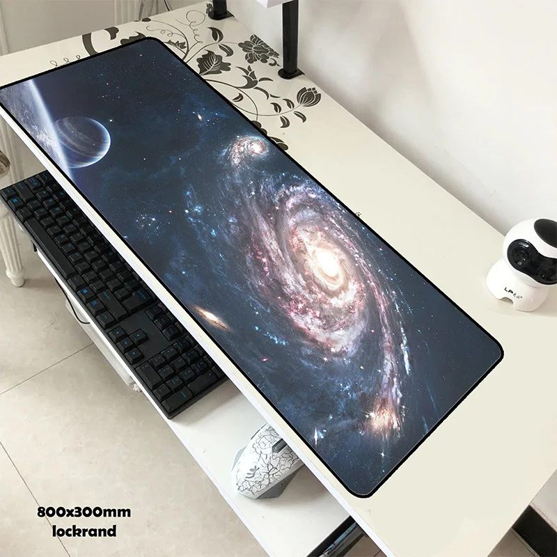 

Galaxy Mouse Pad Gorgeous Pad To Mouse Computer Mousepad Colourful Gaming Padmouse Gamer Laptop 900x400x2mm Present Mouse Mat