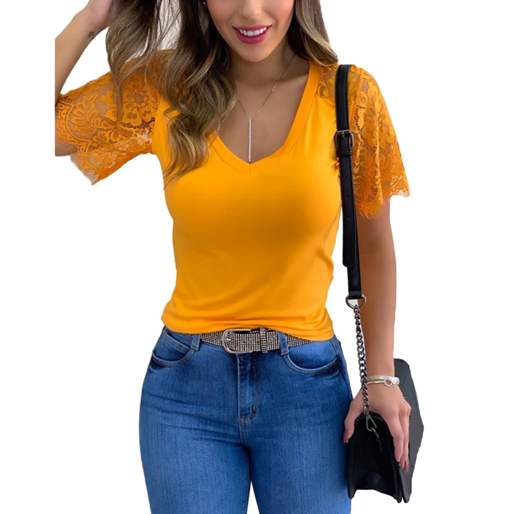 Женские футболки лето 2021 кружевная футболка женская сексуальная летняя с