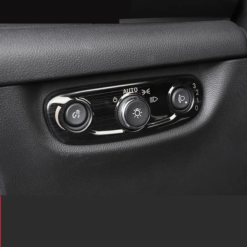 Рамка из углеродного волокна для переключателя фар Buick Regal 2017 18 19 AAA504|Наклейки
