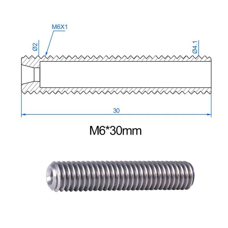 15 шт./компл. ГОРЛОВАЯ трубка экструдер сопло печатные головки нагревательные
