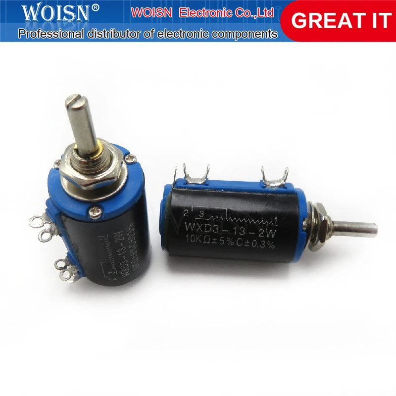 2 шт./лот WXD3 13 2W 100 200 220 470 680 1K K 3 4 7 5 6 8 10K 22K 33K 47K 100K Ohm Вт проволочный