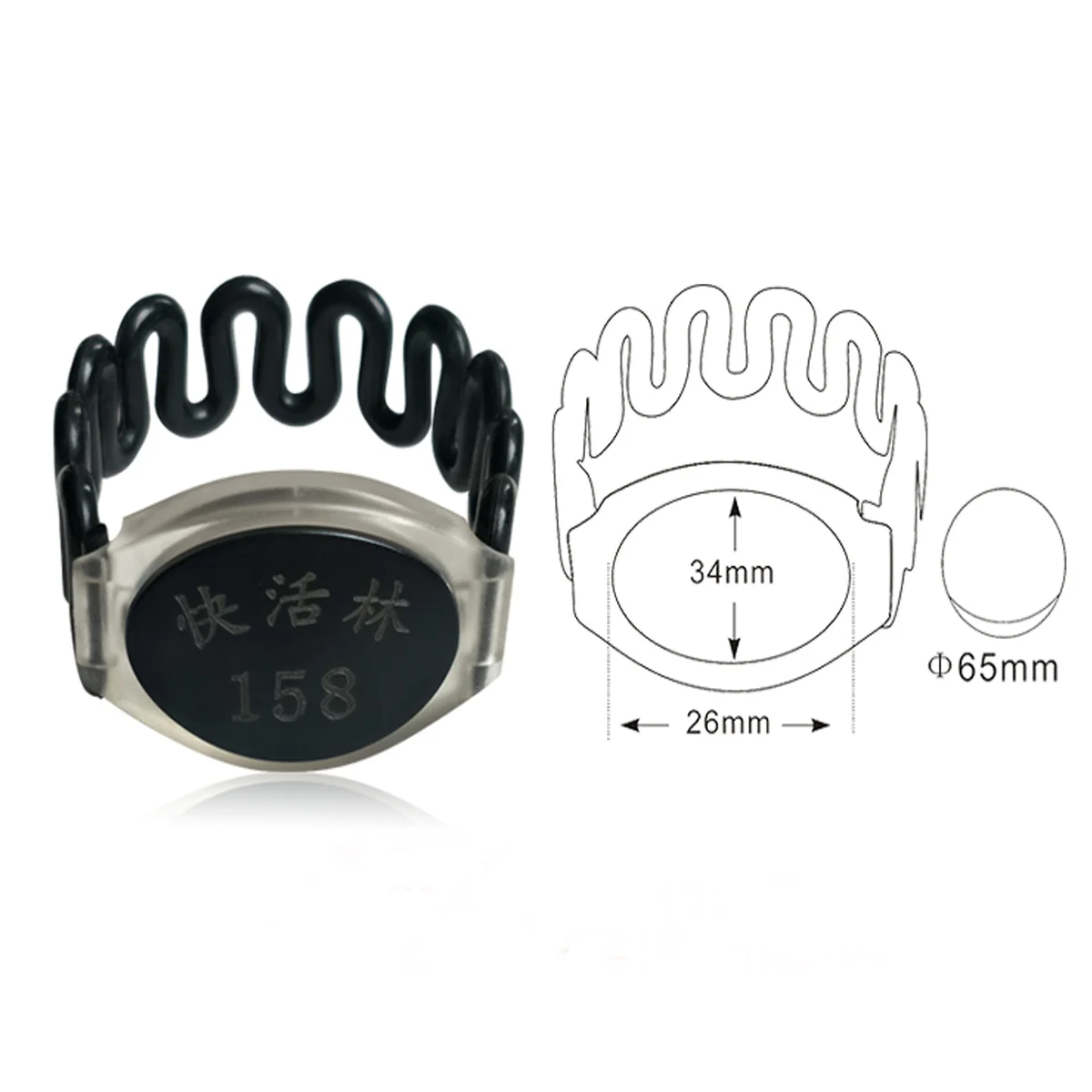 125Khz RFID ABS Wristband with TK4100(Compatible EM4100 EM4200) Proximity Water-Proof Bracelet 100pcs/lot | Безопасность и защита