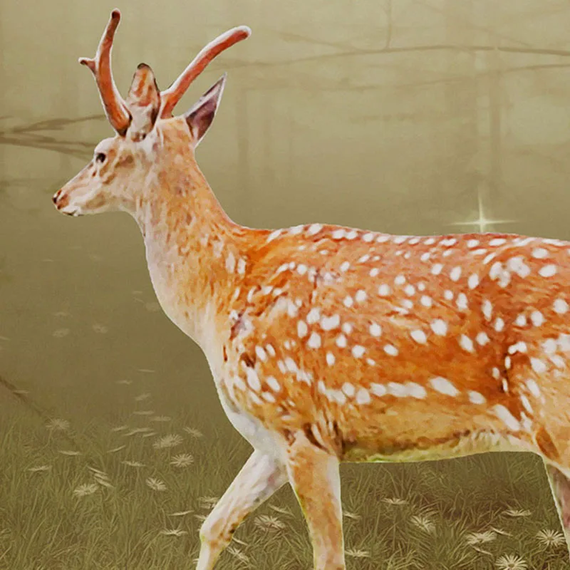 3D фото на заказ настенная бумага домашний декор лесная АРКА Сика олень живопись