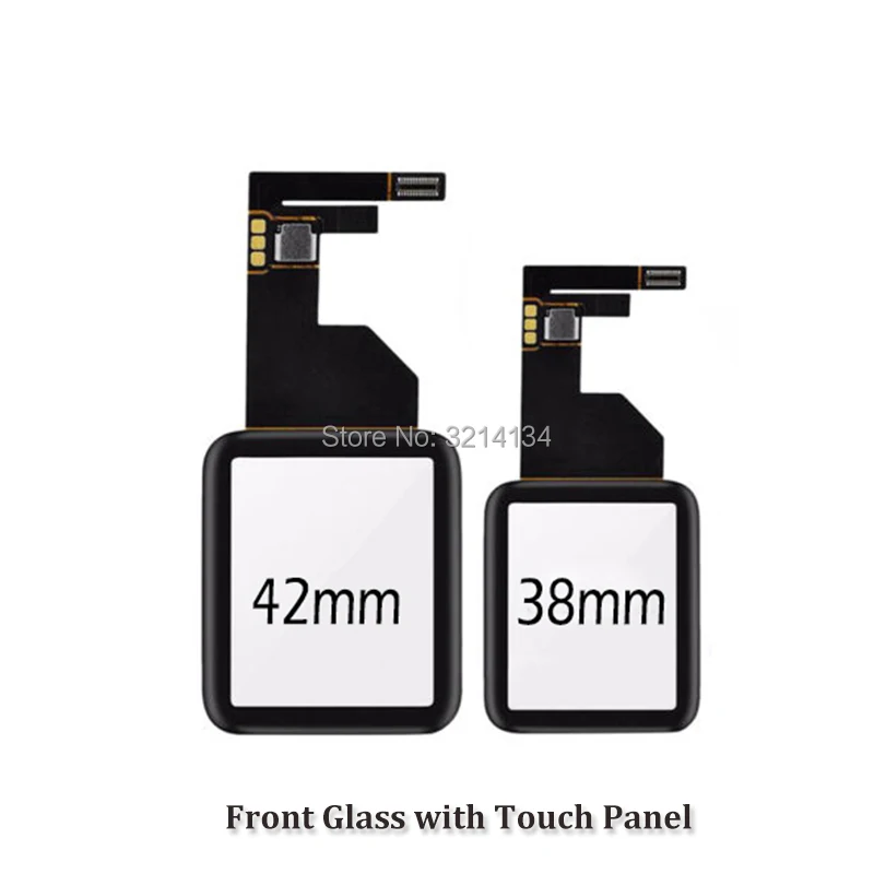 

38mm 42mm 44mm Touch Screen Digitizer For Apple Watch Series 2 3 4 5 LCD Front Glass Sensor Outer Panel Cover With Flex Cable