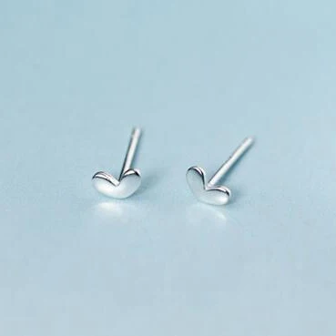 Modian 2021 Новый подружки невесты Милая прозрачная сердца серьги гвоздики 925