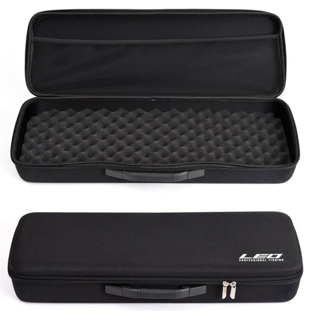

Портативные жесткие чехлы для рыбалки 54 см, волнистые ударопрочные из ЭВА с телескопической ручкой для снастей, катушки, приманки, коробка д...