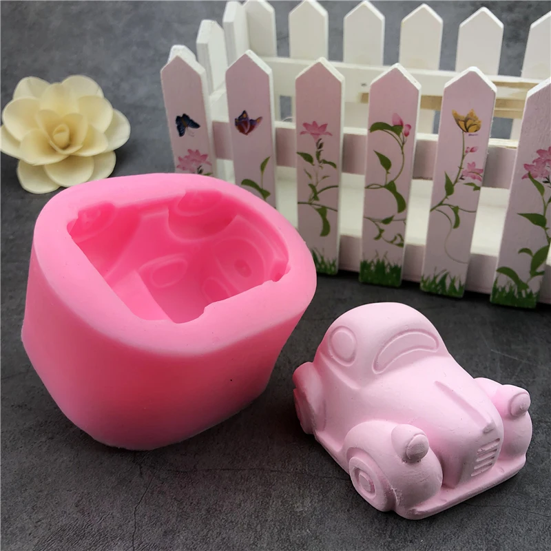 Силиконовая 3D формочка для торта в виде спортивной машинки желе шоколада