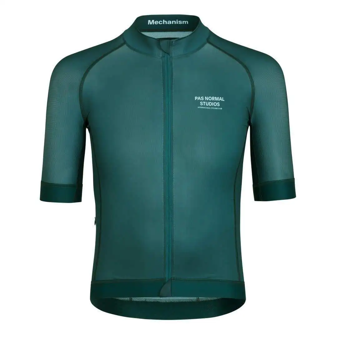 

2021 New Dark Green Top Quality Cycling Jersey Short Sleeve Road MTB Bicycle Cycling Clothing Mountain Bike with Italy band