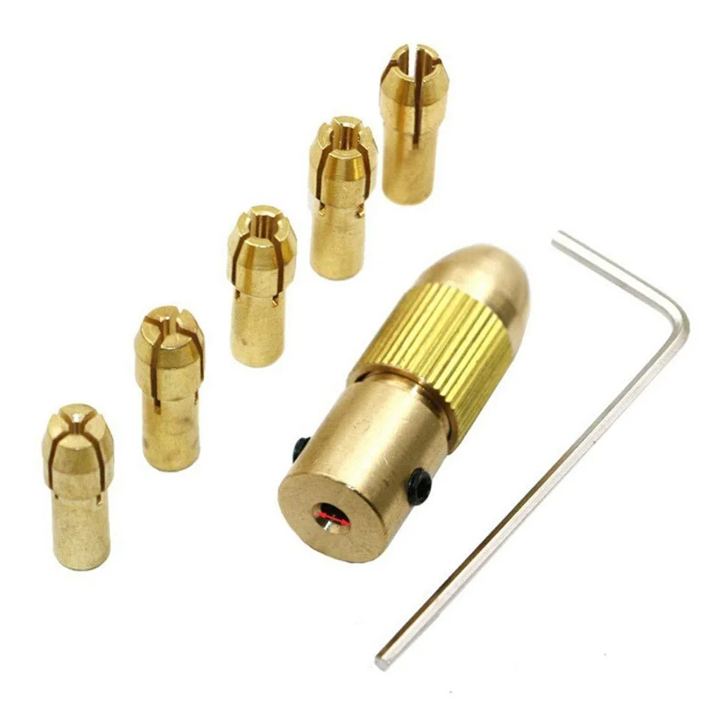 

0.5-3mm Motor Shaft Fixture Tool Clamp Table Nozzle Fixing Device Durable Drill Chuck Set Copper Electric Bit Mini Micro