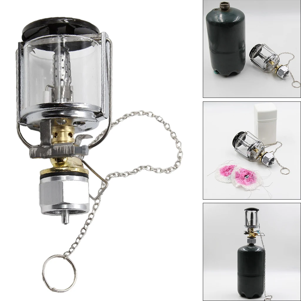 

Portable Gas Lantern Hiking Fuel Lamp Auto Ignition Butane Light Picnic