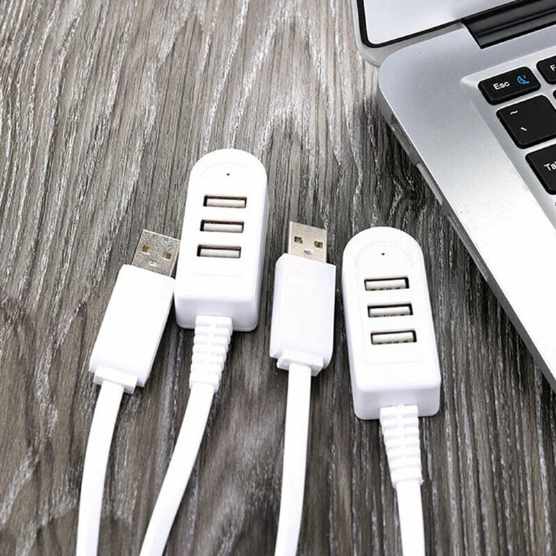 

3-Port Mini USB Splitter, Portable HUB Splitter, Multifunctional USB Interface Device Hub