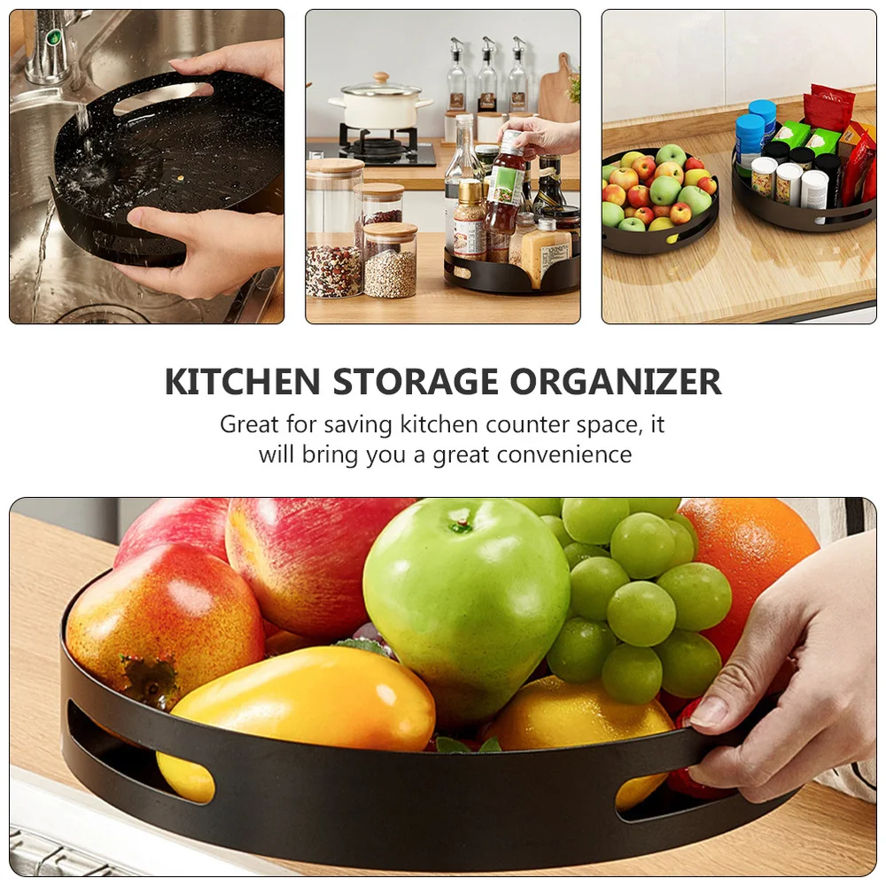 

1pc Rotary Seasoning Storage Rack Kitchen Practical Condiment Bottle Container