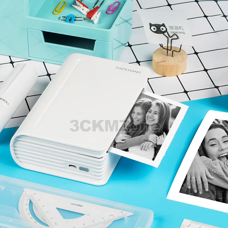 Paperang MAX 112 мм портативный термопринтер с Bluetooth мини-фотопринтер для мобильного телефона android ios карманная машина