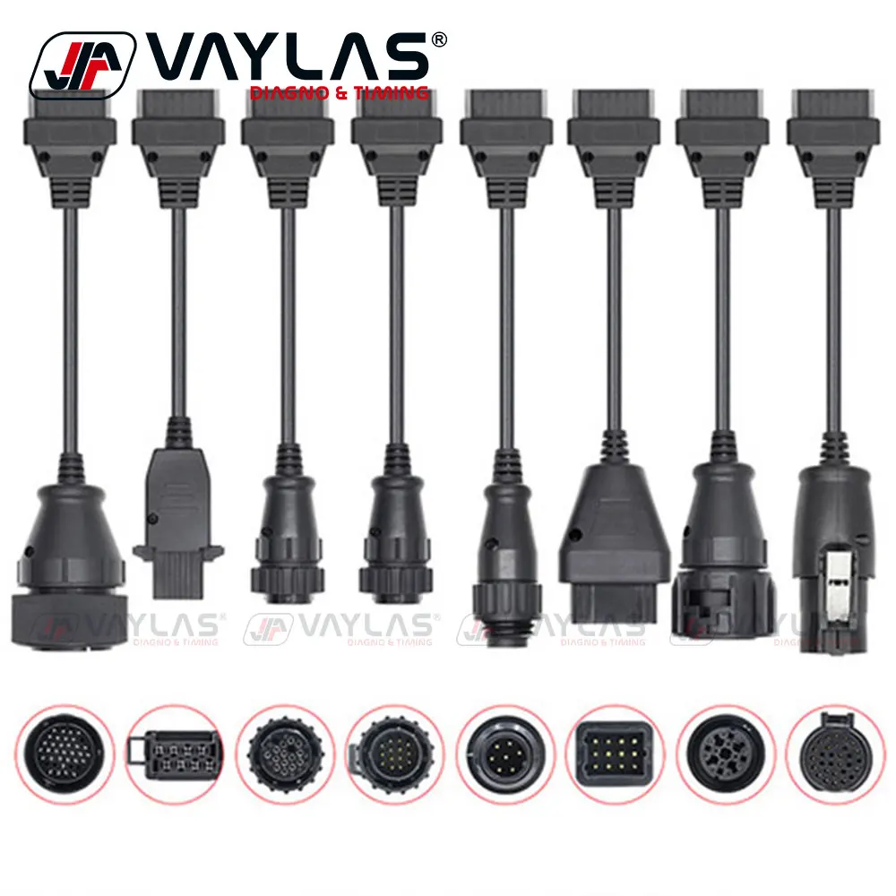 8 шт. кабели для грузовиков полный комплект высокое качество автомобильные OBDIICAT