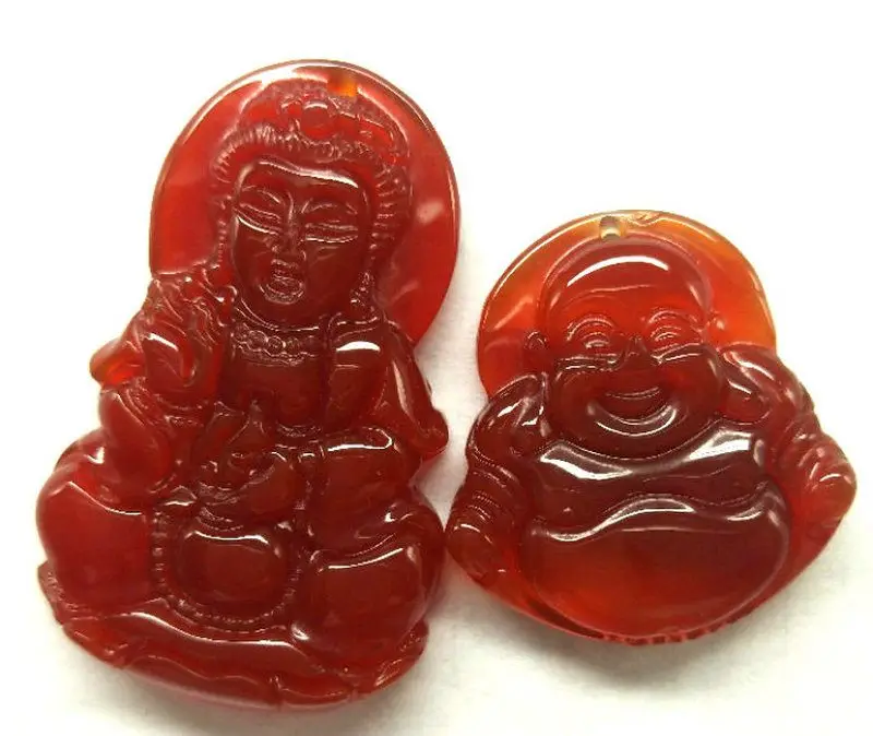 Colar pengte de buda guanyin натуральный защищенный красный цвет кальдения joias finas para homens e