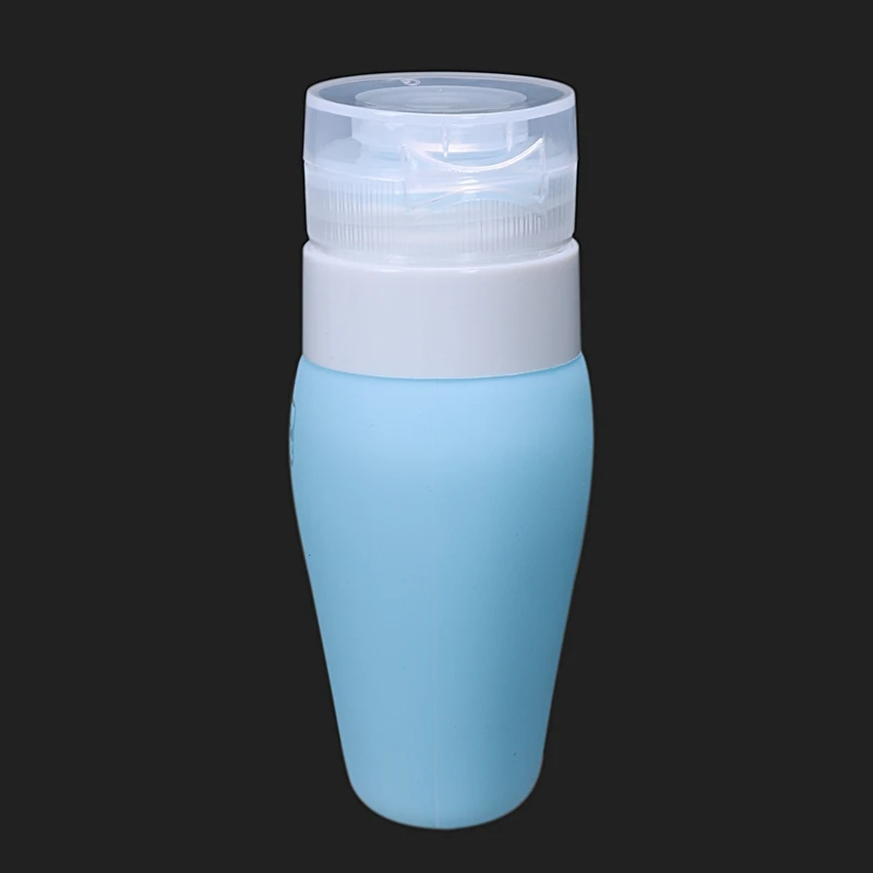 Силиконовая бутылка пресс для шампуня геля душа 60 мл|Многоразовые бутылки| |