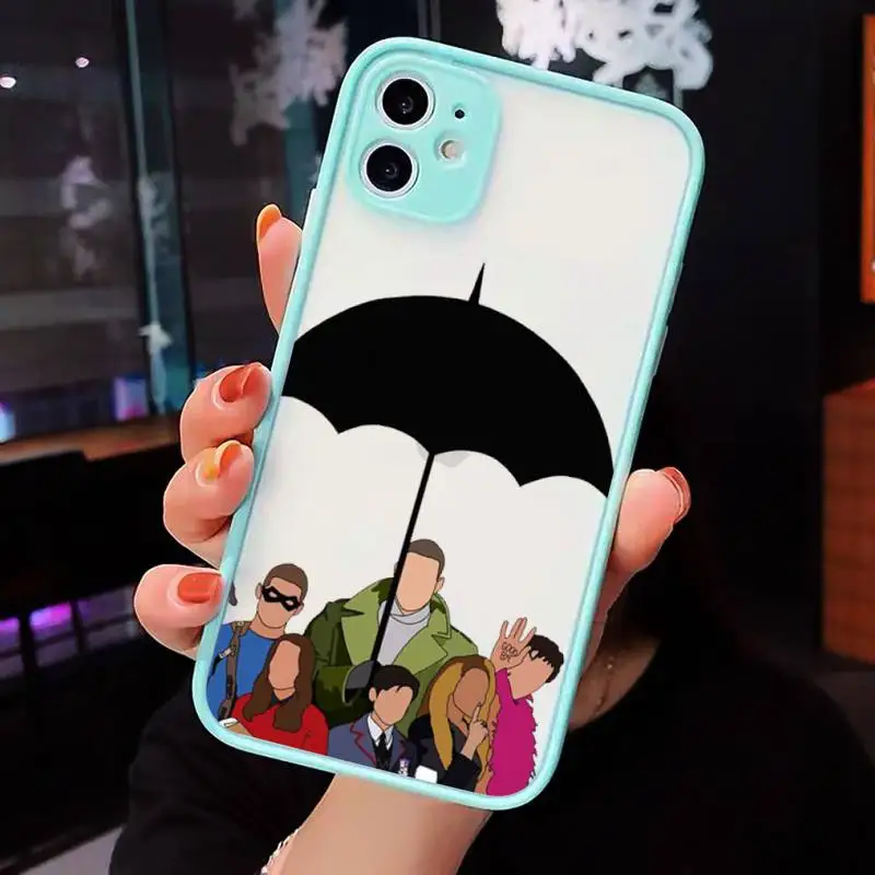 

Umbrella Academy tv show Phone Cases matte transparent For iphone 7 8 11 12 plus mini x xs xr pro max luxury shell cover