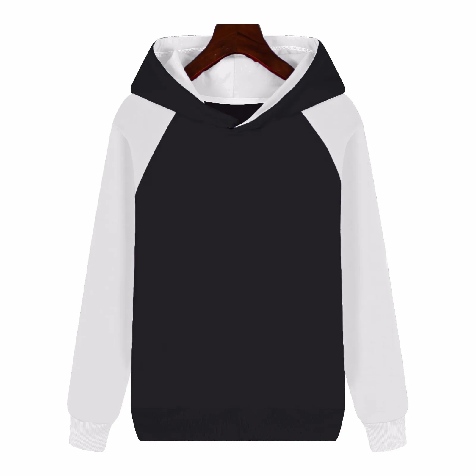 

ZOGAA Women Splicing Color Hoodie 2020 Basic Sweatshirt Casual Long Sleeve Thick Hooded Top Pullover Warm Hooded Jacket