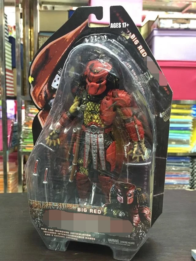B NECA город Охотник Хищник большой красный сокольник инопланетянин ПВХ фигурка Коллекционная модель игрушки 18 см KT1913 - Цвет: B