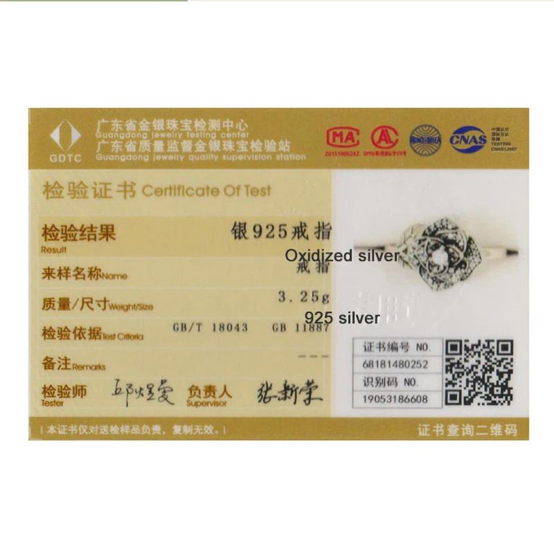 

HUDIESHUO Rose RingSilver Jewelry Adjustable 925 Finger Rings for Women
