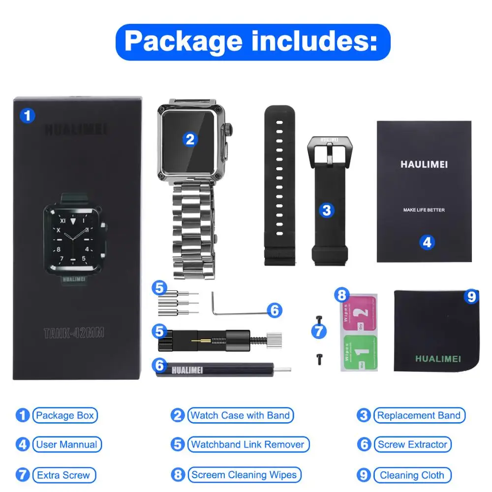 

Case+Strap for Apple Watch Band 44 Mm 42mm 42mm 40mm Stainless Steel Metal Bracelet for IWatch SE 6 5 4 3 Protective Cover
