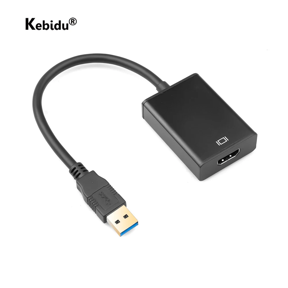 Кабель-переходник Kebidu USB 3 0/HDMI Full HD высокая скорость 5 Гбит/с для Windows 7/8/10 ПК