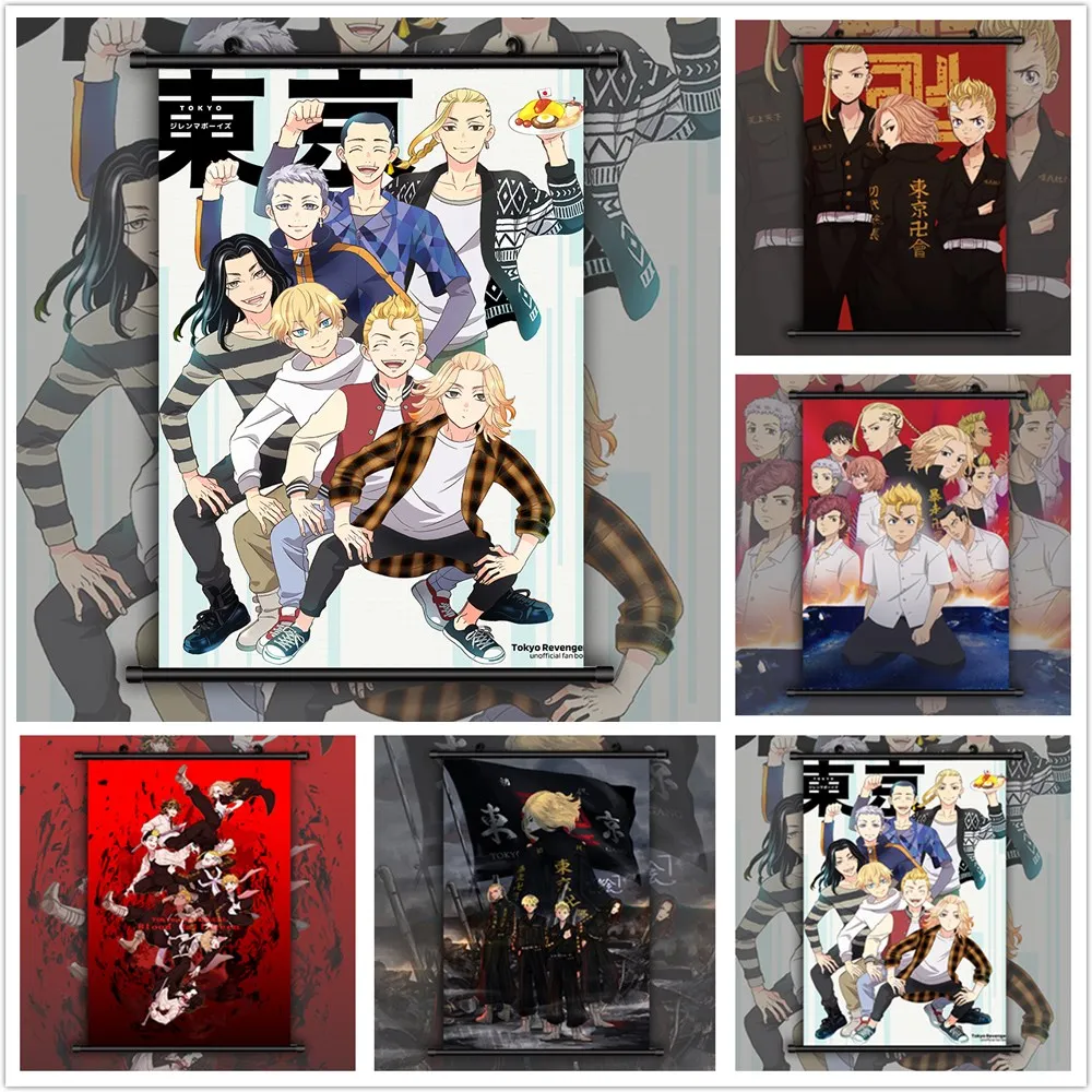 

Плакат на стену с изображением Токийских Мстителей