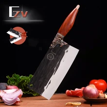 Home Stainless Steel Kitchen Knife Forged Faucet Retro Sharp Chef Knife Cutting Vegetables, Meat, Bone Knife Tools