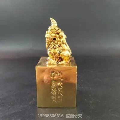 

Изысканная имитация чистой меди Единорог золото