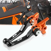 for 65 85 105 125 144 150 250 450 525 540 sx motorcycle accessories cnc aluminum dirt bike handle folding brake clutch lever