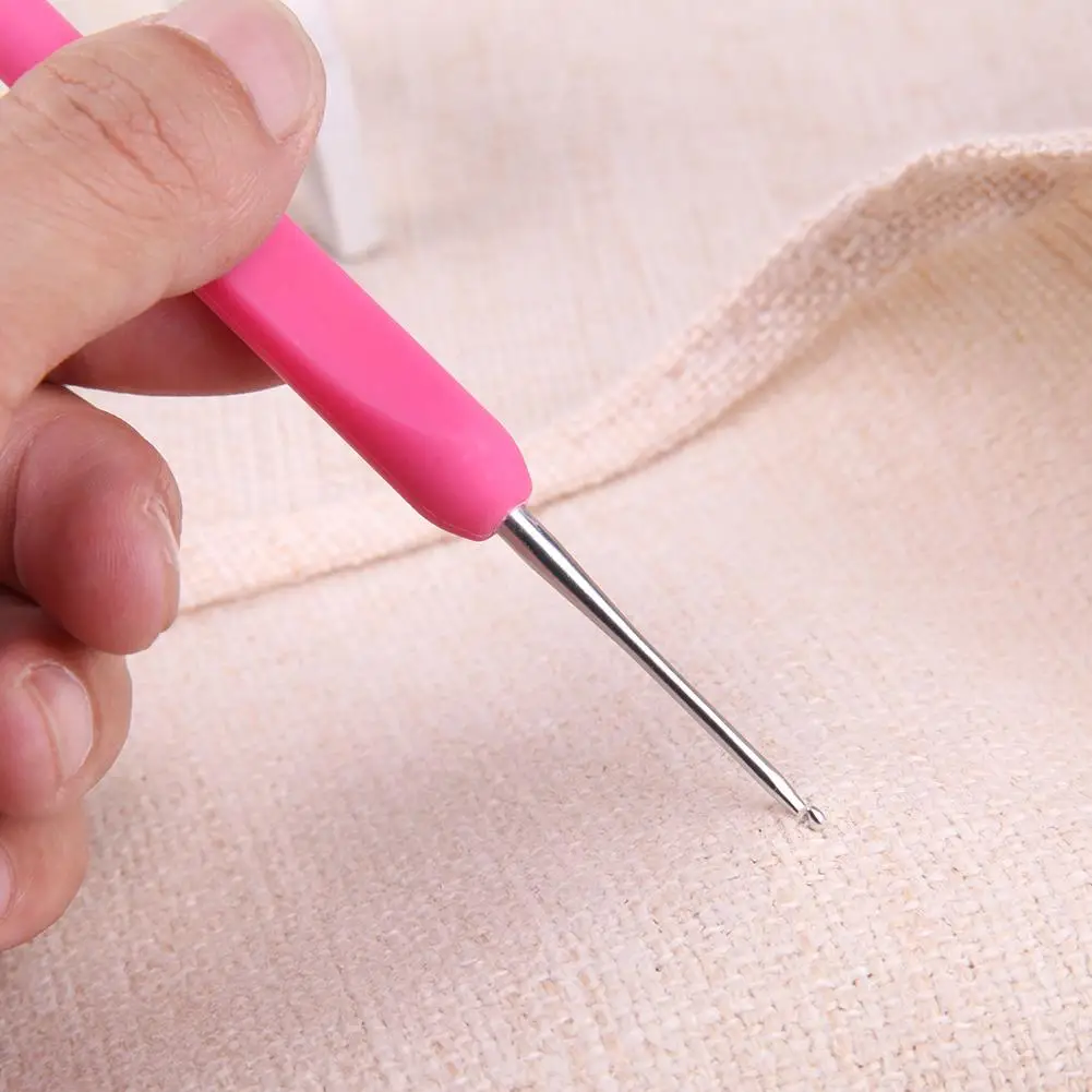 

Crochet Hook Needles Soft Silicone DIY Crafts Sewing Weave Tools Multicolor for Household Female Sewing Supplies