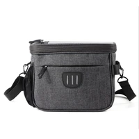 new black bicycle first bag large capacity 5l bicycle bag nylon wear resisting car bag with reflective strip 6 5 inches head bag