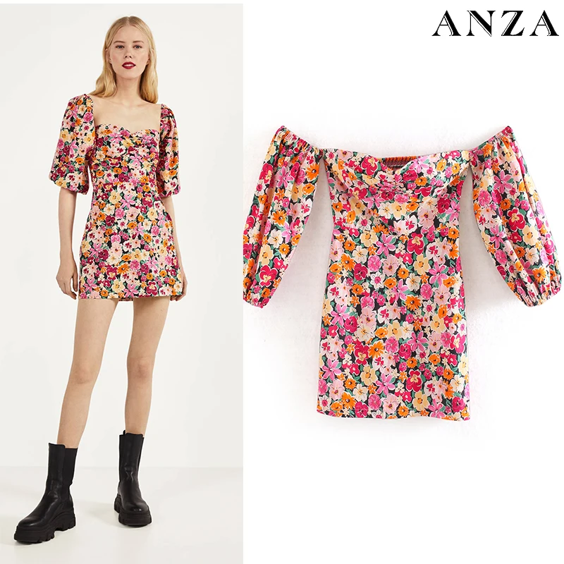 Женское платье с вырезом лодочкой Za элегантное красное праздничное трапеция